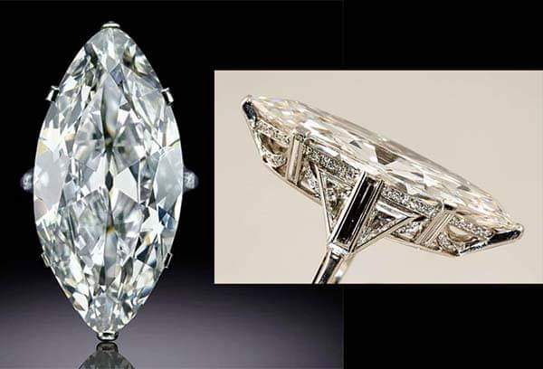 April Birthstone Feature: 'Marquise Diamond Ring' 